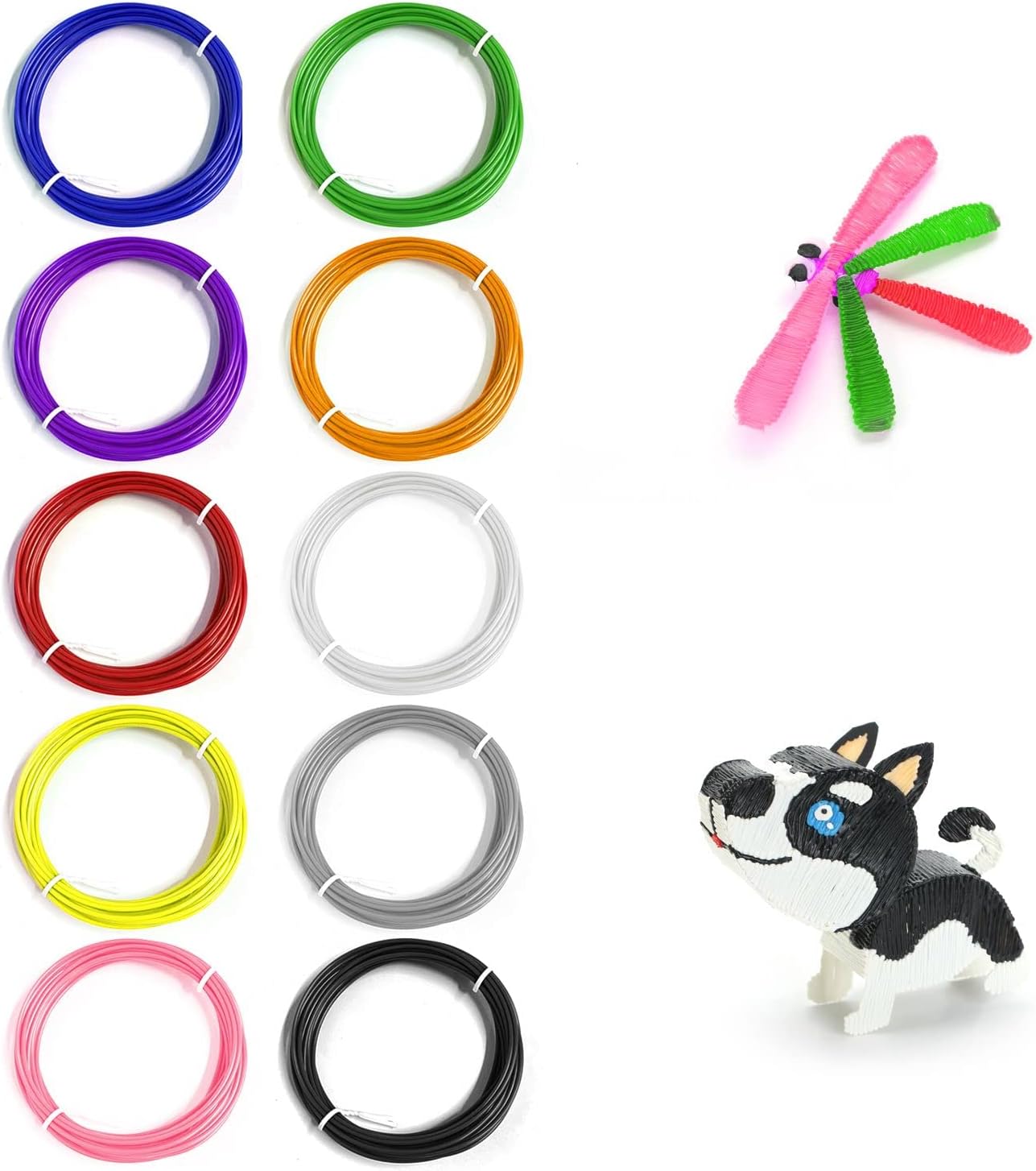 Pack de 10 filamentos PLA de color de 1,75 mm - additional image 14