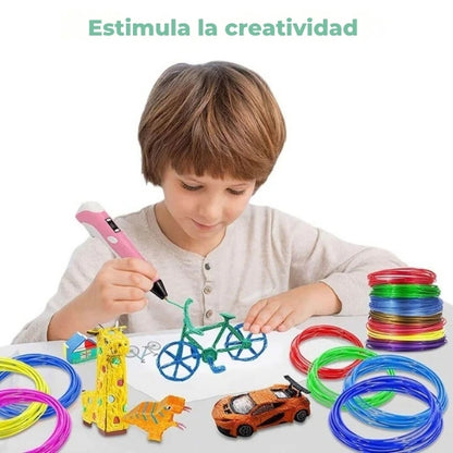 Bolígrafo Mágico 3D para niños